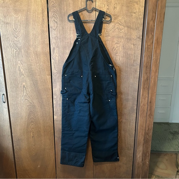 Carhartt Men’s Black Duck Insulated Overalls - Picture 7 of 11
